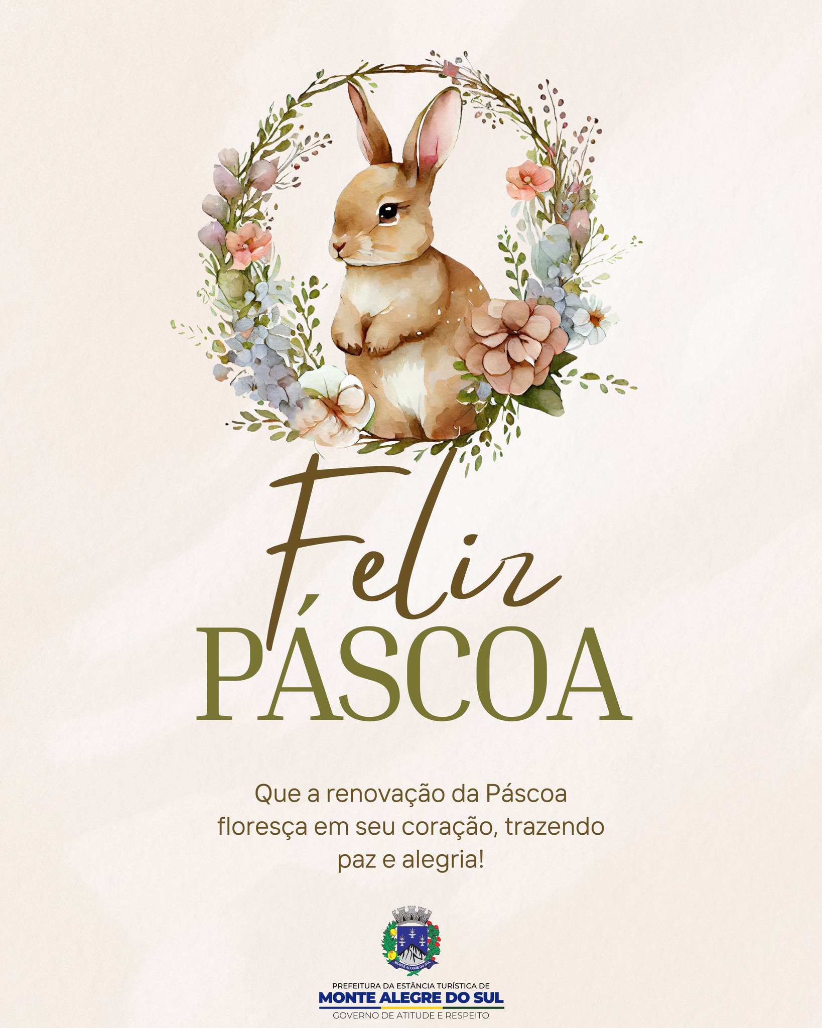 Post do instagram da Prefeitura de Monte Alegre do Sul