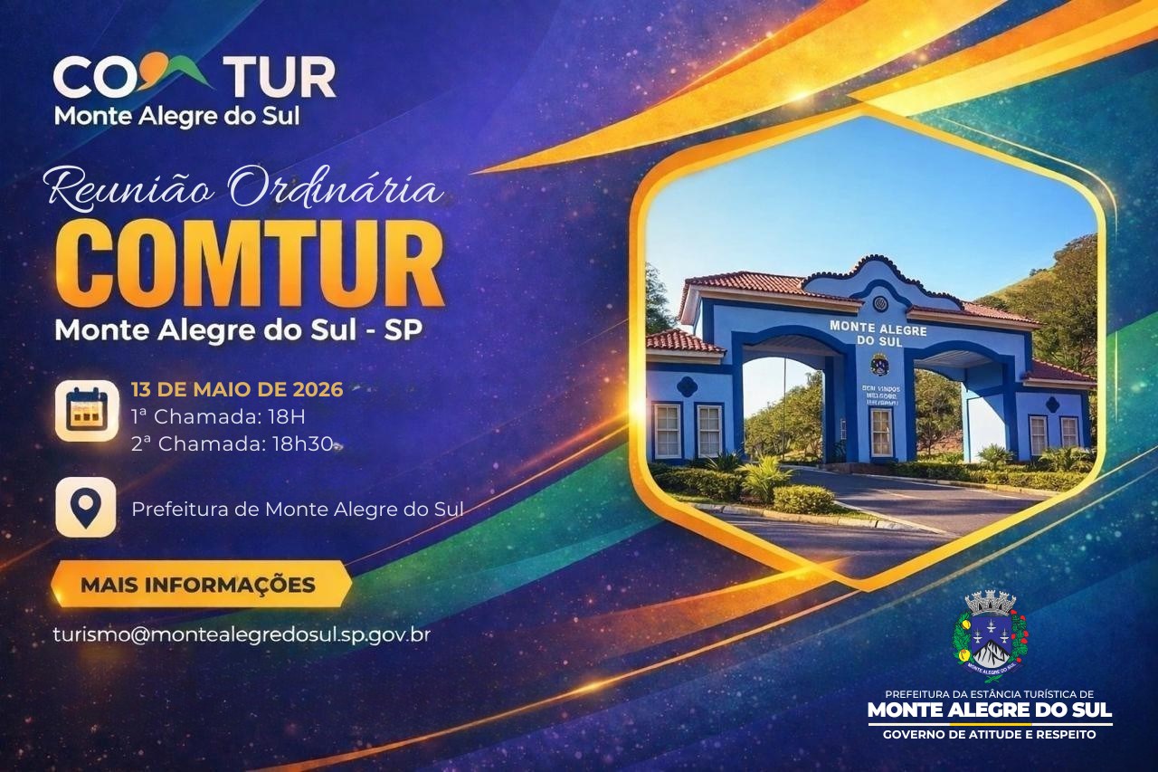 Post do instagram da Prefeitura de Monte Alegre do Sul