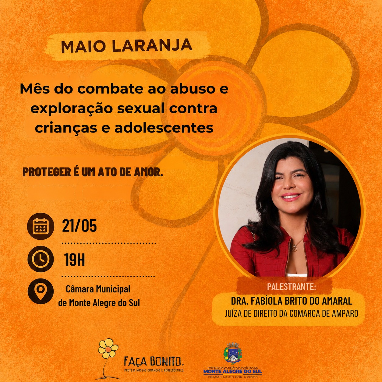 Post do instagram da Prefeitura de Monte Alegre do Sul