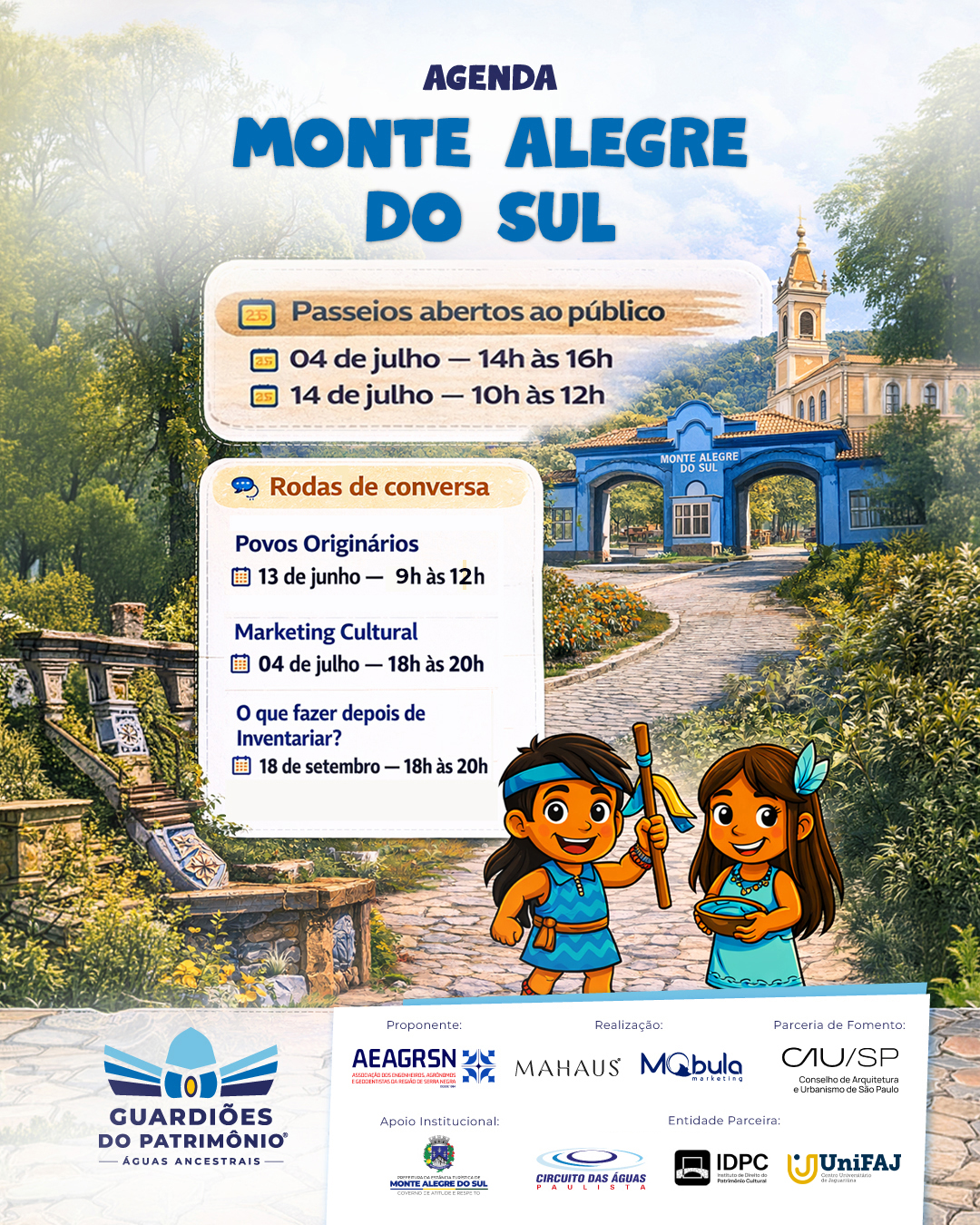Post do instagram da Prefeitura de Monte Alegre do Sul