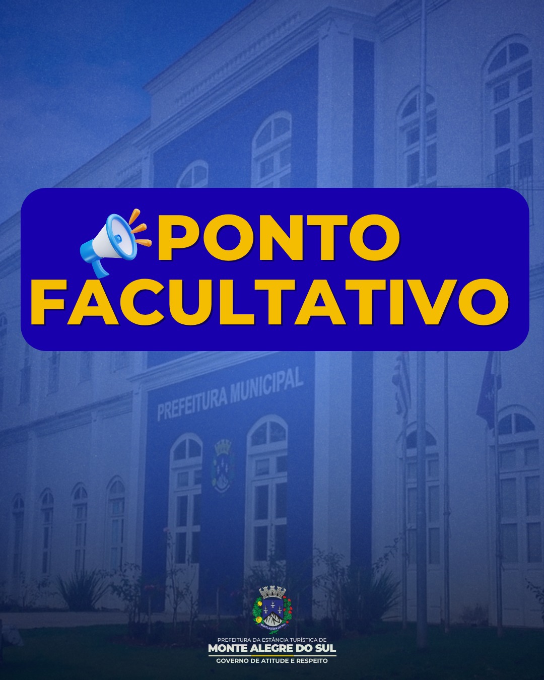 Post do instagram da Prefeitura de Monte Alegre do Sul