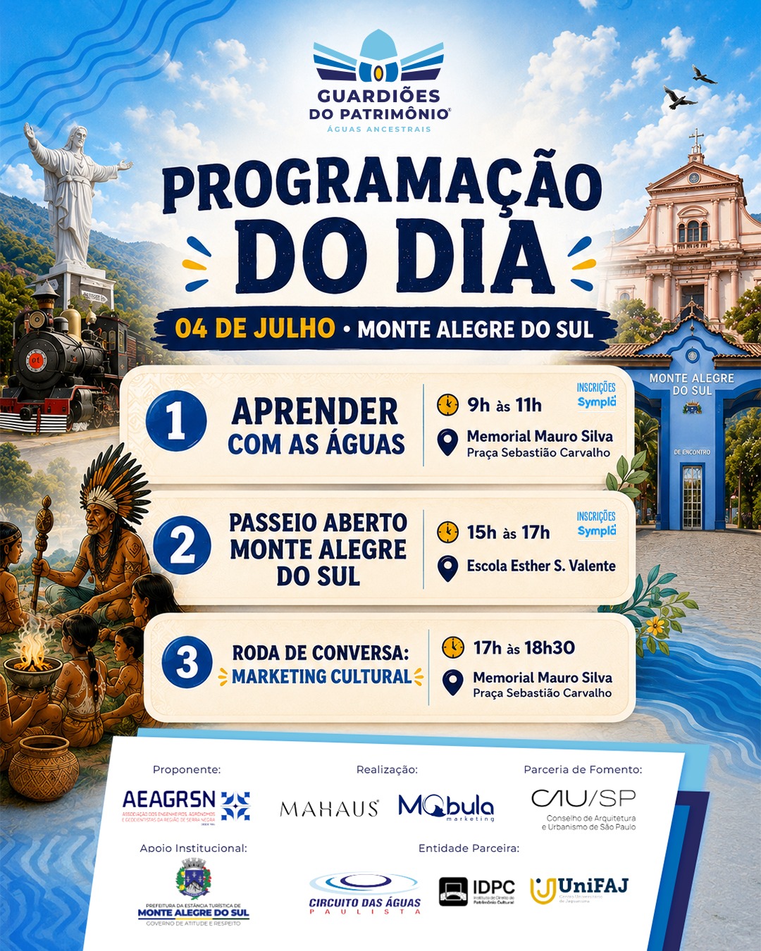 Post do instagram da Prefeitura de Monte Alegre do Sul