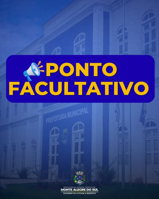 Post do instagram da Prefeitura de Monte Alegre do Sul