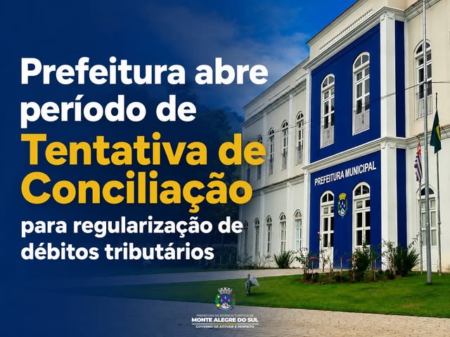 Post do instagram da Prefeitura de Monte Alegre do Sul