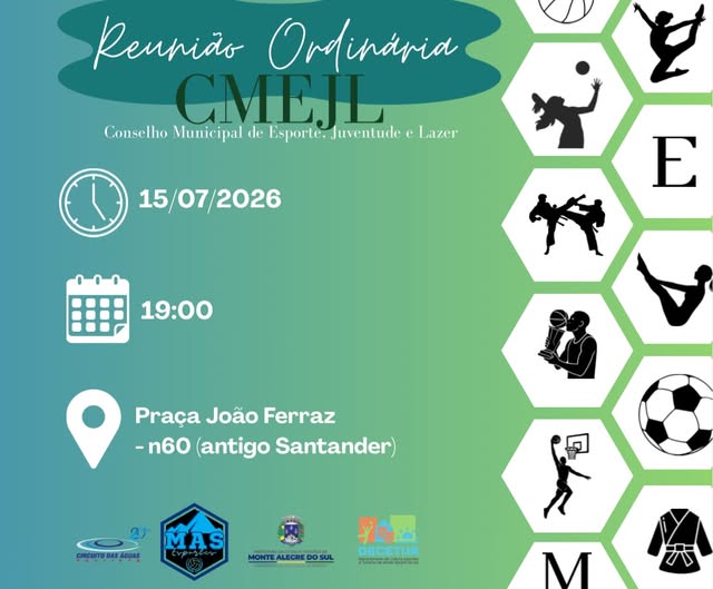 Post do instagram da Prefeitura de Monte Alegre do Sul