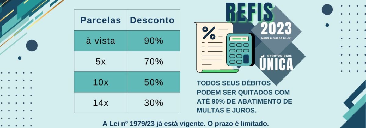 Refis 2023 – Fique em dia com seus débitos!